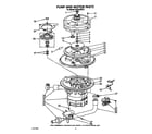KitchenAid KUDA22ST2 pump and motor diagram