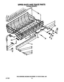 Upper rack and track