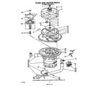 KitchenAid 4KUDS220T2 pump and motor diagram