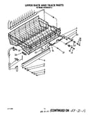 Upper rack and track
