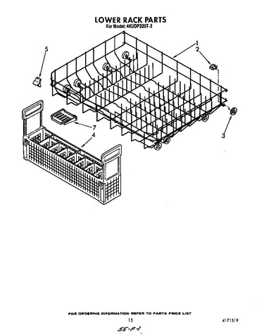 Lower rack