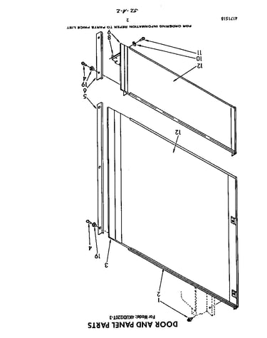 Door and panel