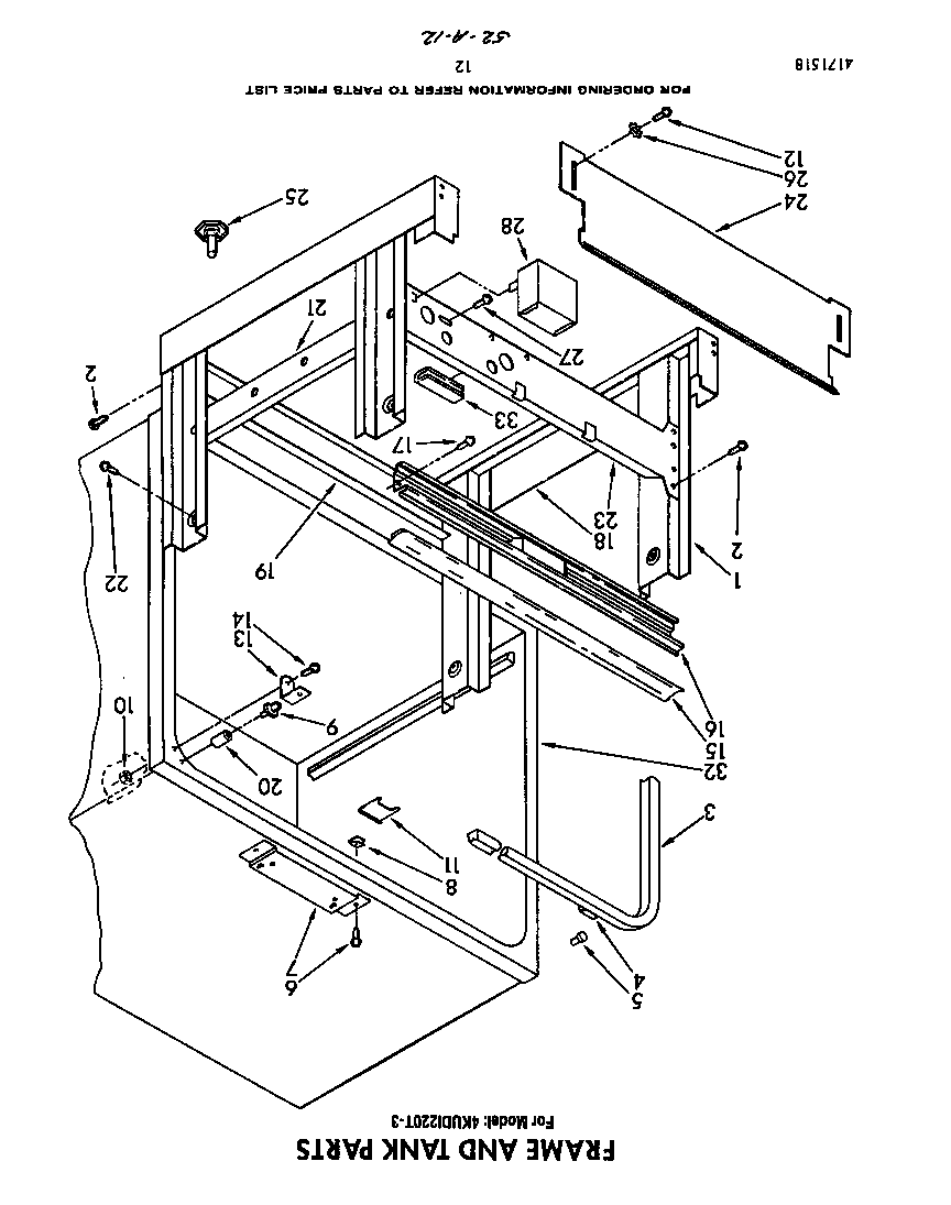 FRAME AND TANK