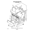 KitchenAid 4KUDC220T3 frame and tank diagram