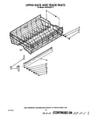 Upper rack and track