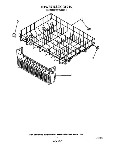 Lower rack