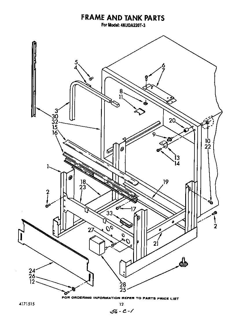 Frame and tank