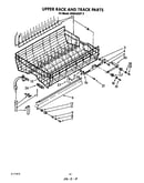 Upper rack and track
