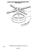 Lower wash arm and strainer