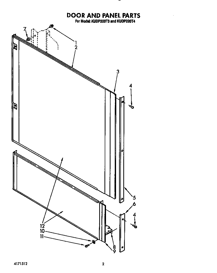 Door and panel