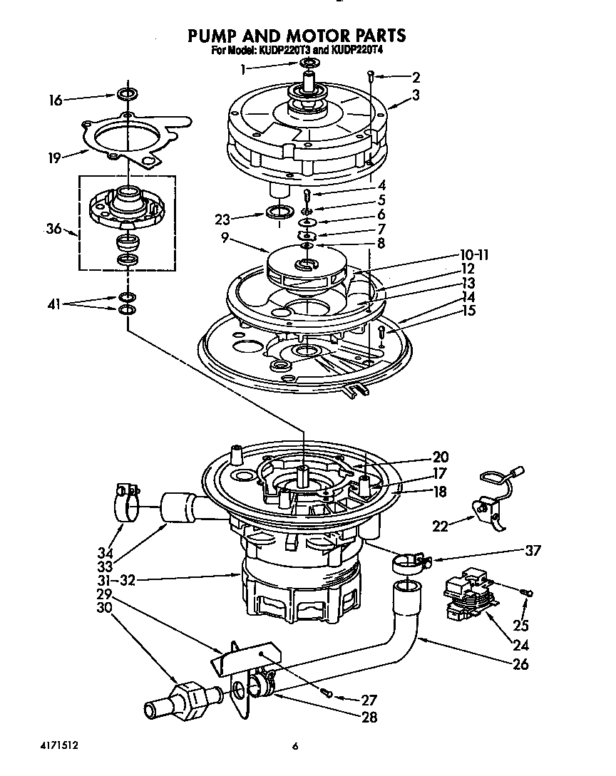 Pump and motor