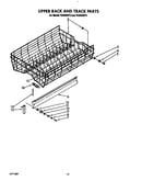 Upper rack and track