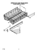 Upper rack and track