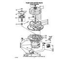 KitchenAid KUDA220TWH3 pump and motor diagram