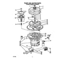 KitchenAid KPDI620T4 pump and motor diagram