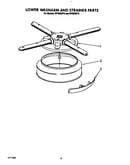 Lower washarm and strainer