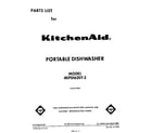KitchenAid 4KPDI620T3 front cover diagram