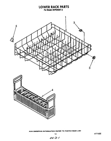 Lower rack