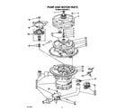 KitchenAid KUDA22ST1 pump and motor diagram