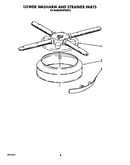 Lower washarm and strainer