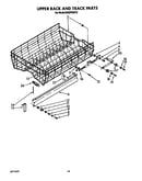 Upper rack and track