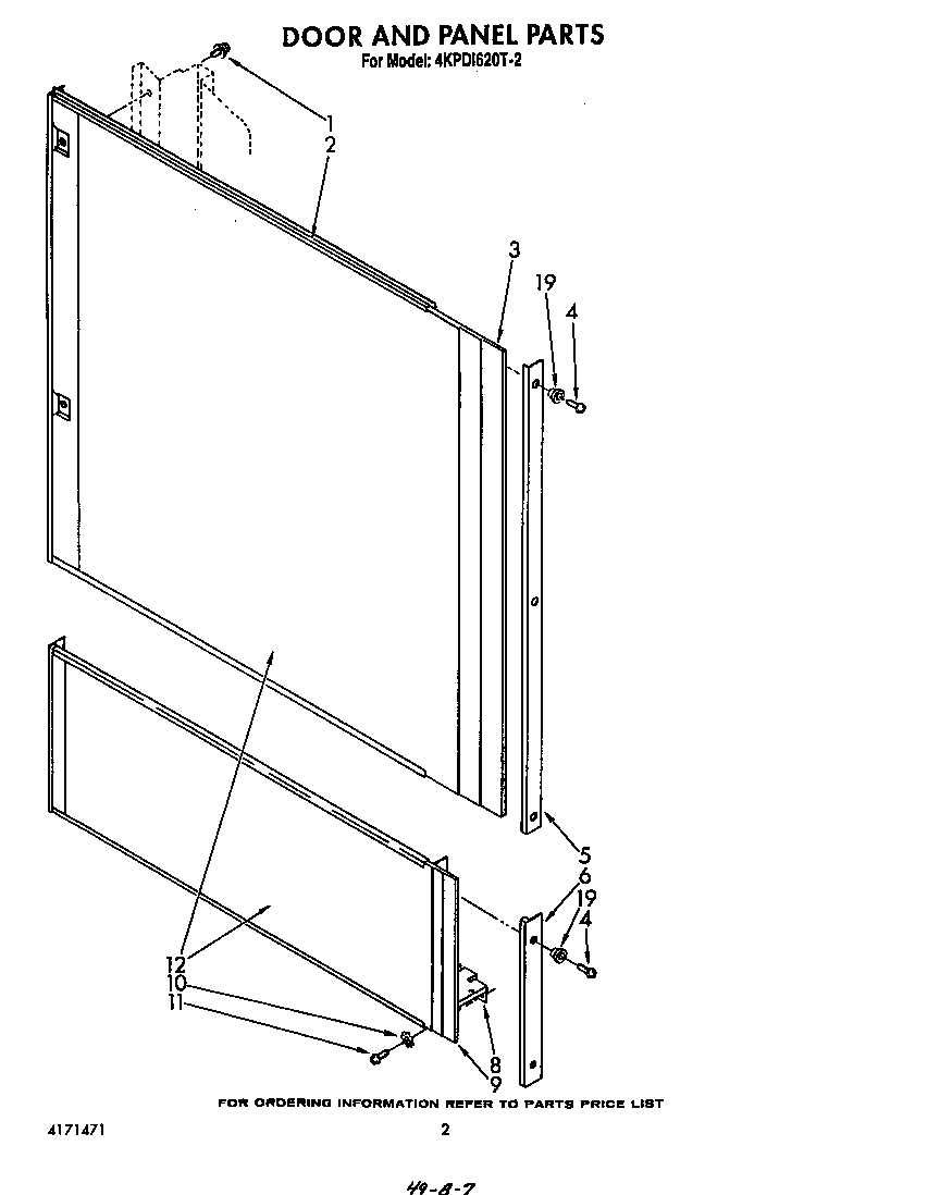Door and panel