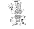 KitchenAid KPDI620T2 pump and motor diagram