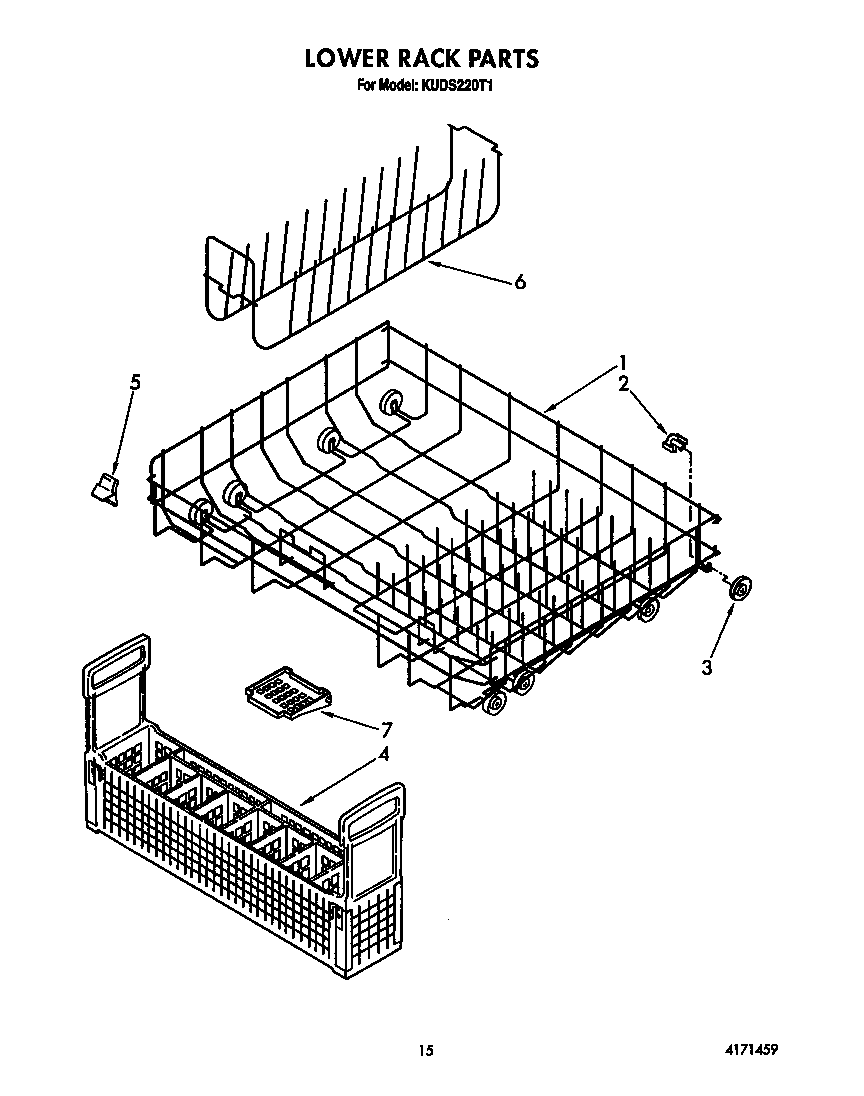 Lower rack