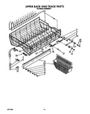 Upper rack and track