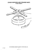 Lower washarm and strainer