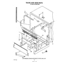 KitchenAid KUDA220TWH2 frame and tank diagram