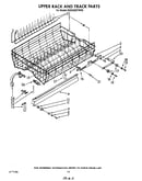 Upper rack and track