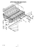 Upper rack and track