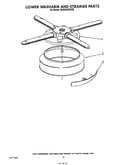 Lower washarm and strainer