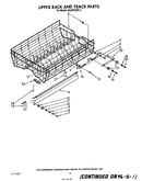 Upper rack and track