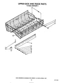 Upper rack and track