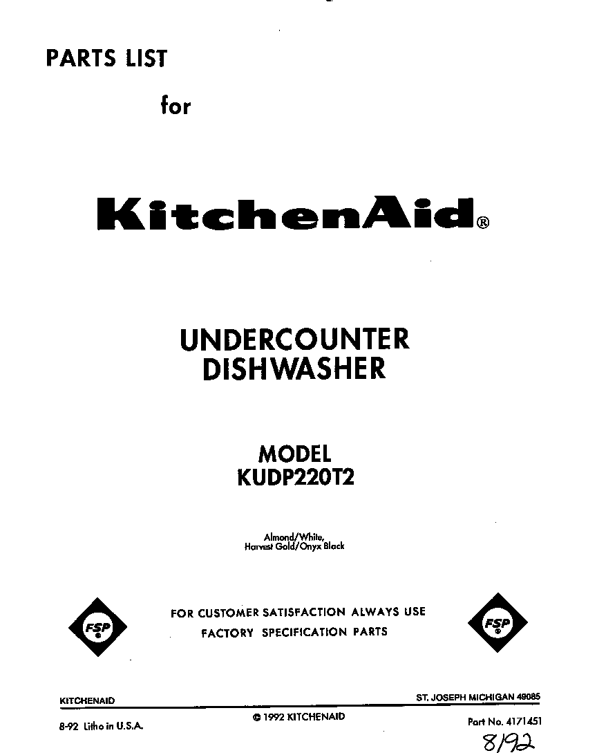 Front cover