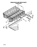 Upper rack and track