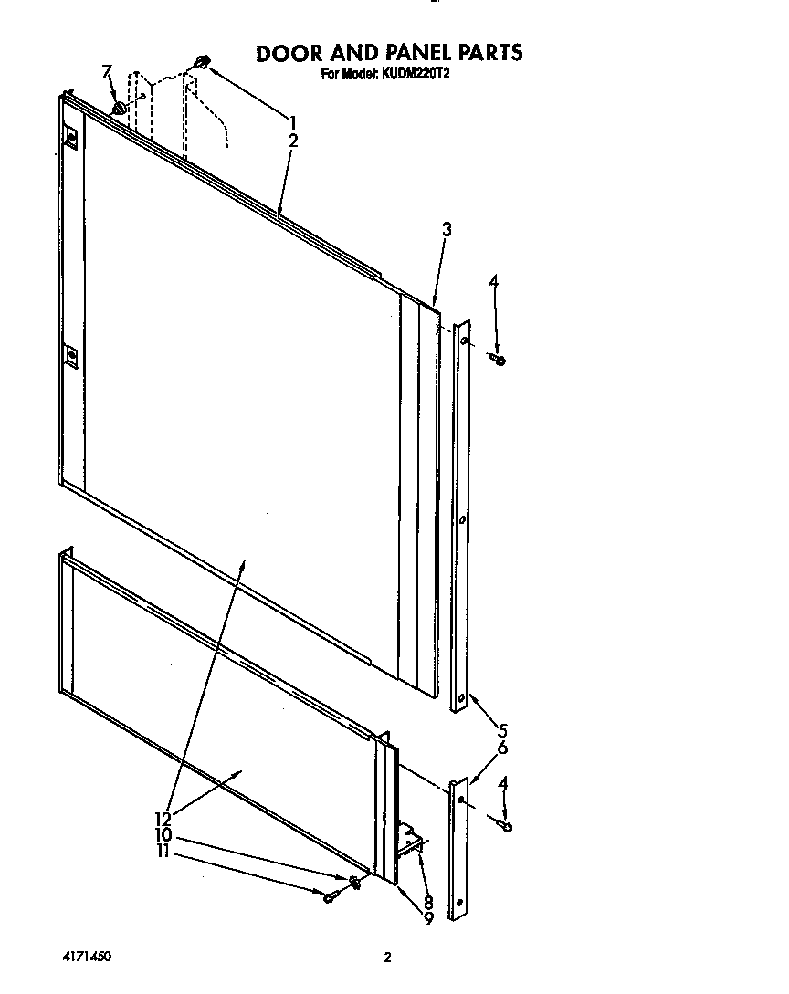 Door and panel