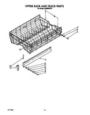 Upper rack and track