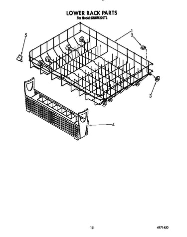 Lower rack