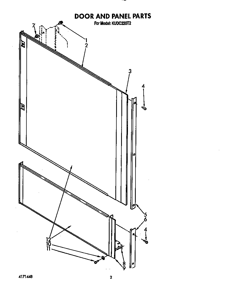 Door and panel