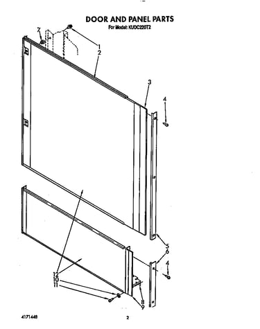 Door and panel