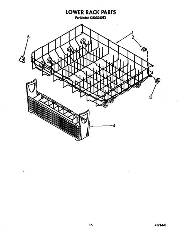 Lower rack
