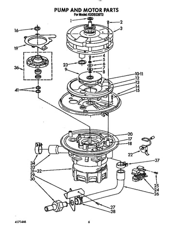Pump and motor