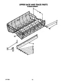 Upper rack and track