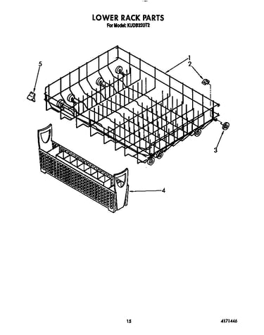 Lower rack