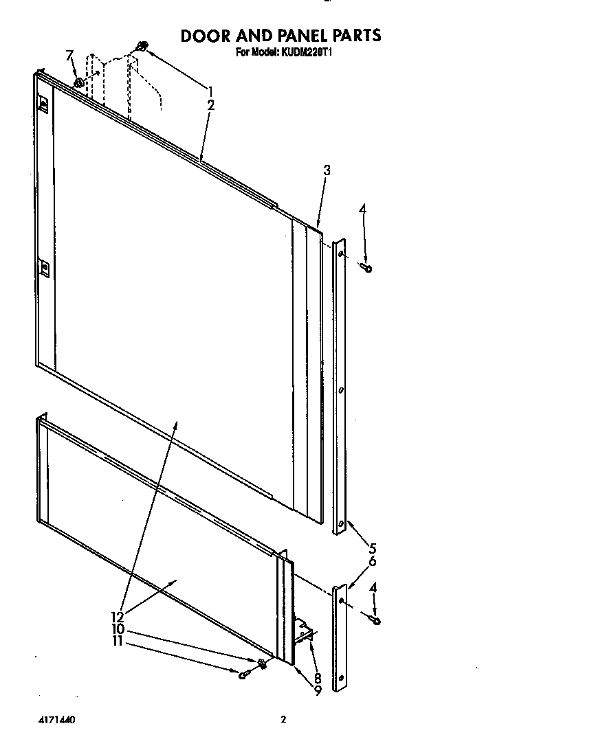 Door and panel