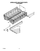 Upper rack and track