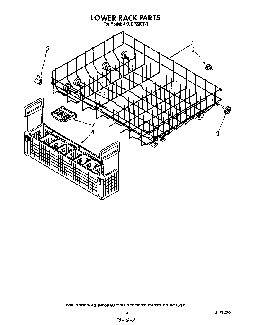 Lower rack
